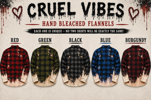 Horror Bleached Flannel