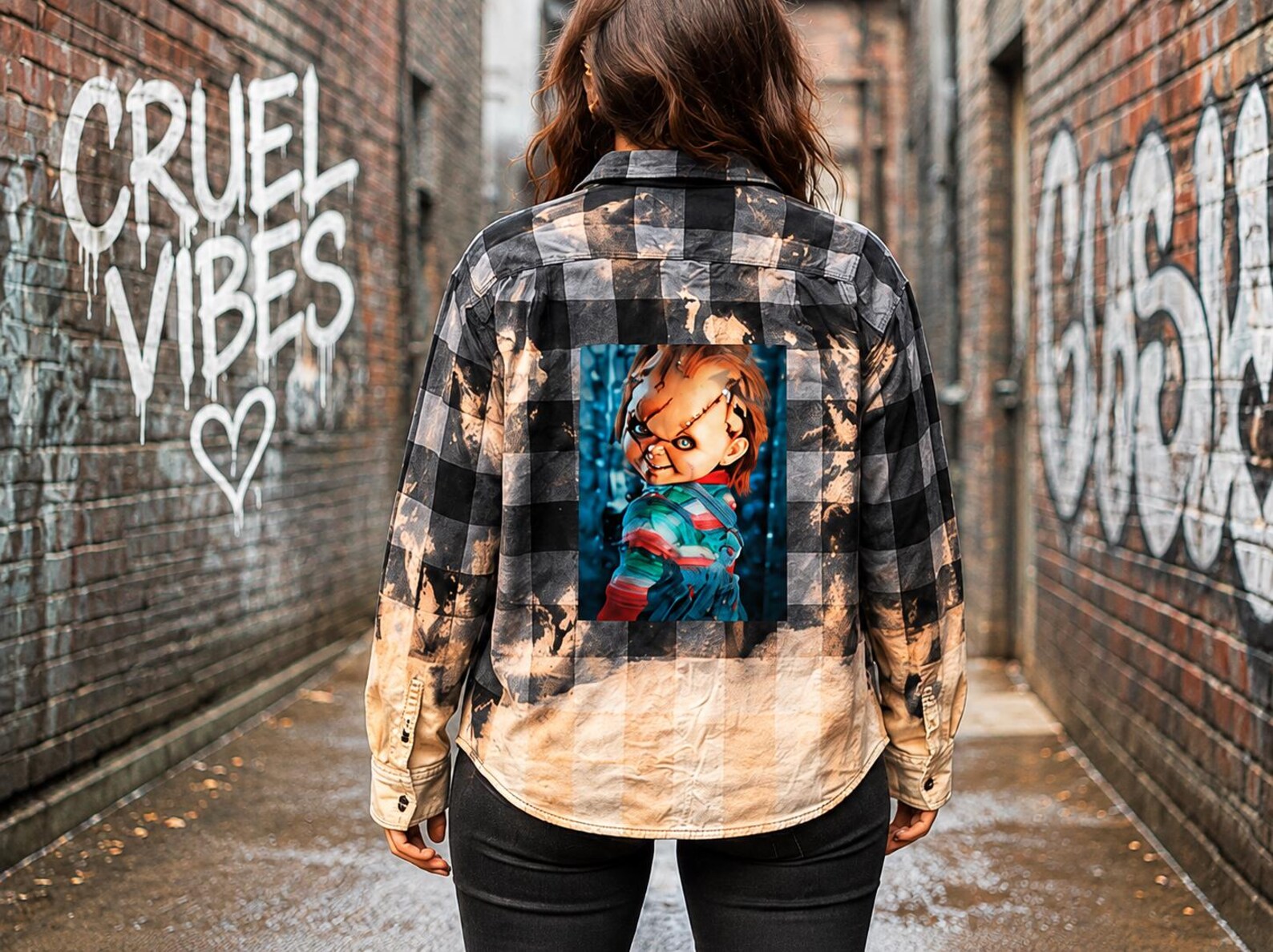 Horror Bleached Flannel