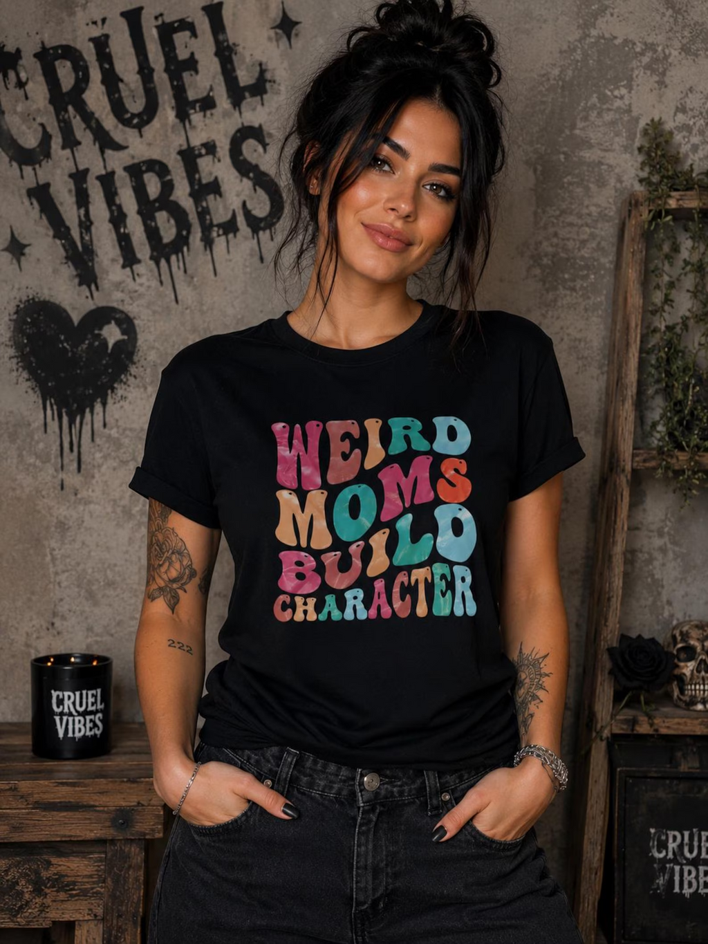 Weird Moms Graphic T-Shirt